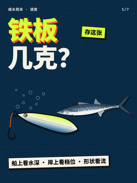 铁板几克？船上看水深，岸上看档位